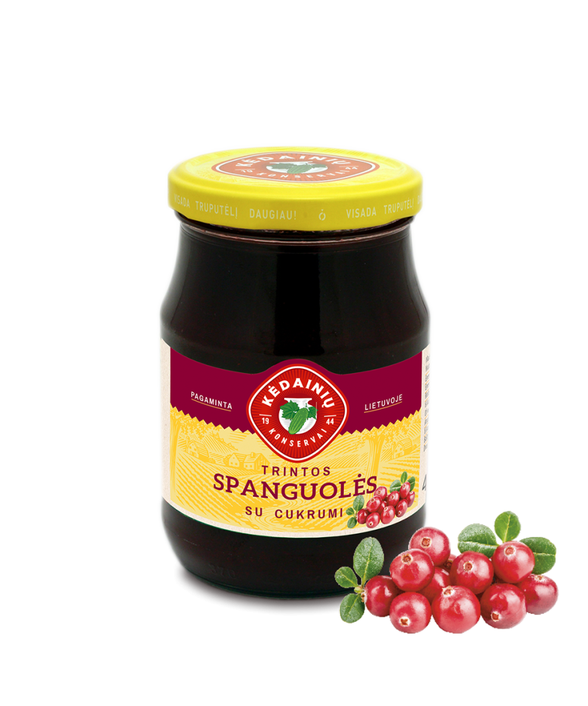 Crushed Cranberries with Sugar