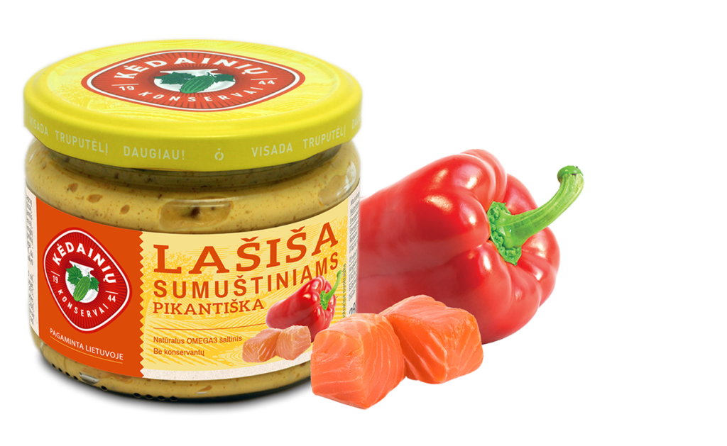 Pikantiška lašiša sumuštiniams