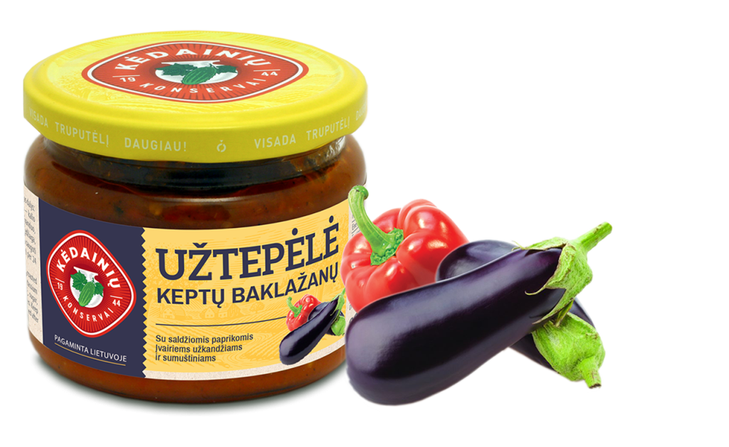 Keptų baklažanų užtepėlė